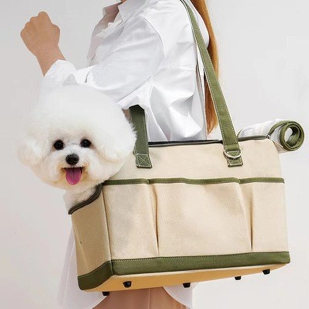 bolso-picnic-elegante-raijuu-31.jpg Bolso para perros elegante estilo picnic elegante color crema y verde