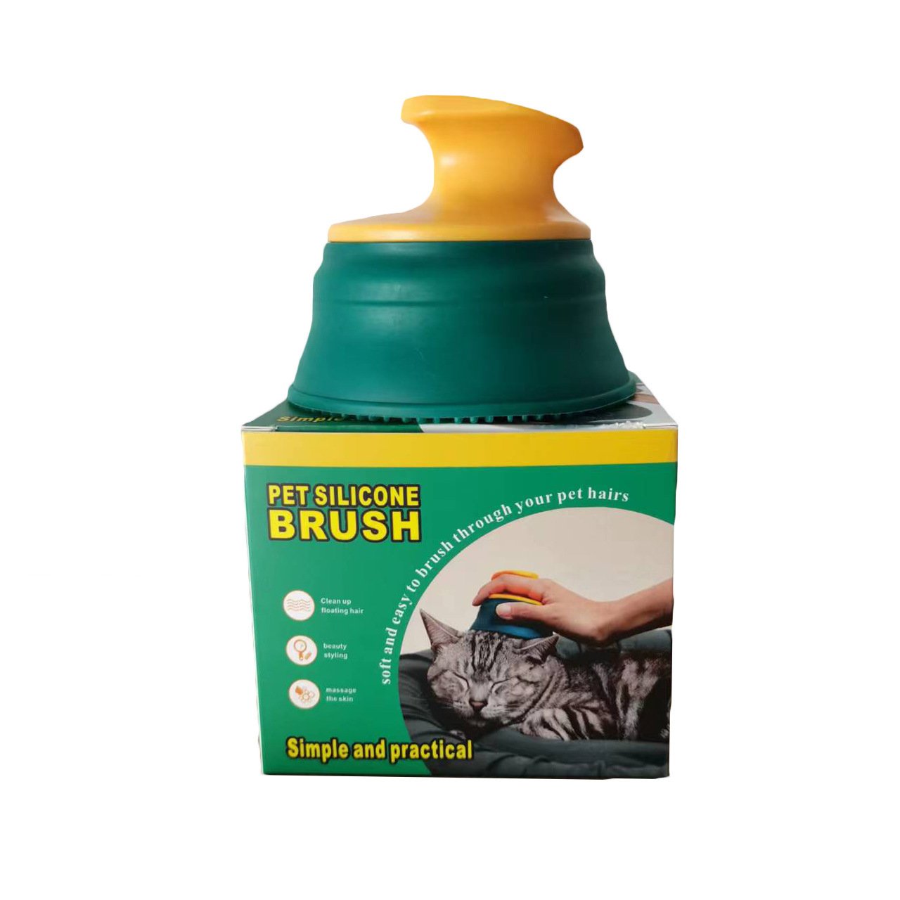 cepillo-pelos-nudos-perros-raijuu-03.jpg Cepillo para quitar pelos y nudos de silicona sobre su caja