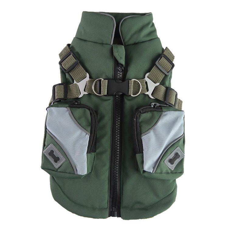 chaqueta-invierno-bolsillos-raijuu-52.jpg Chaqueta de invierno sin capucha verde con bolsillos