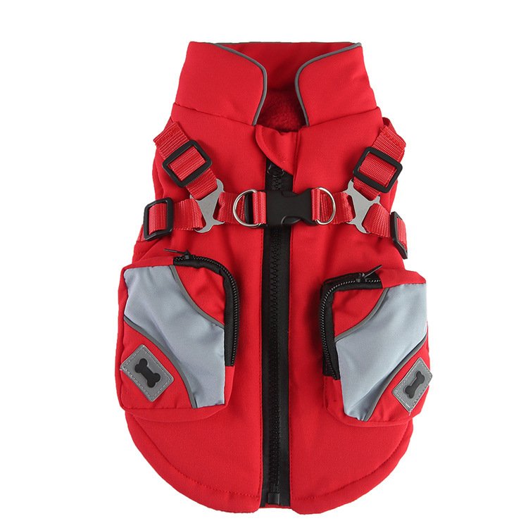 chaqueta-invierno-bolsillos-raijuu-53.jpg Chaqueta de invierno sin capucha, roja con bolsillos