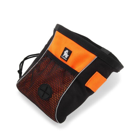 Bolsito bandolera para premios y golosinas de entrenamiento naranja