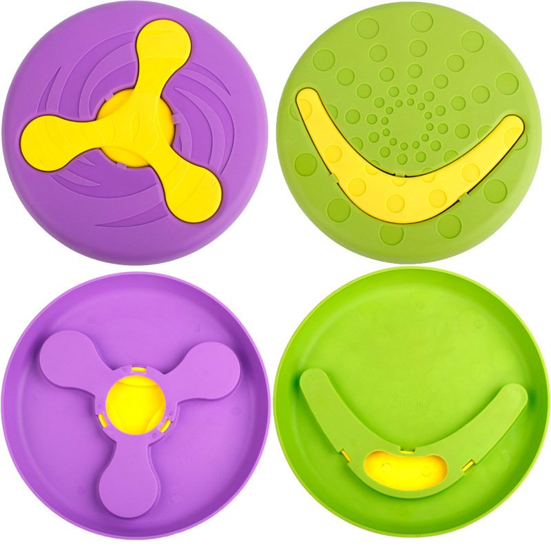 frisbee-entrenamiento-perros-raijuu-07.jpg Frisbees morado y verde para perros